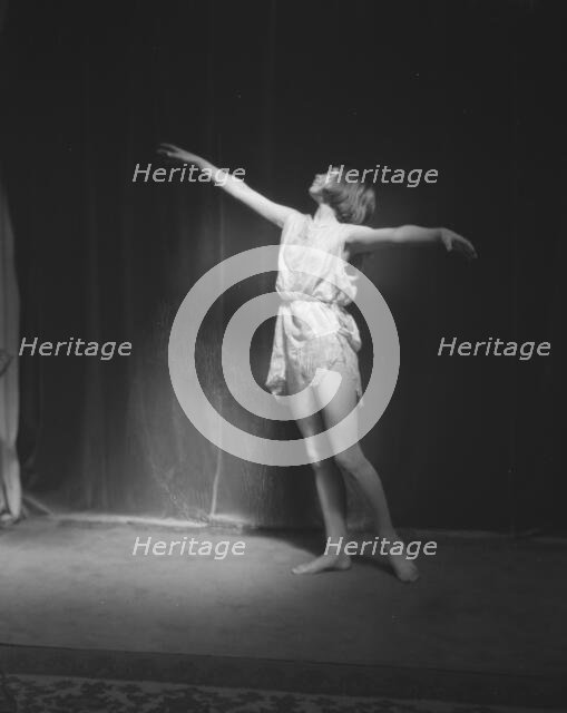 Elizabeth Duncan dancers and children, 1916 Creator: Arnold Genthe.