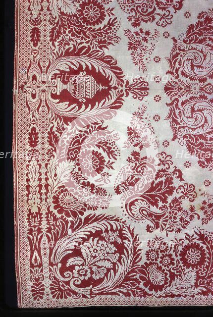 Coverlet, New York, 1850. Creator: Charlotte Purchase Thornton.