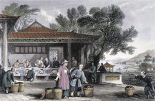 'The Culture and Preparation of Tea', China, 1843. Artist: Thomas Allom
