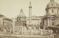 Forum of Emperor Trajan in Rome, between 1870-1880. Creator: Unknown.