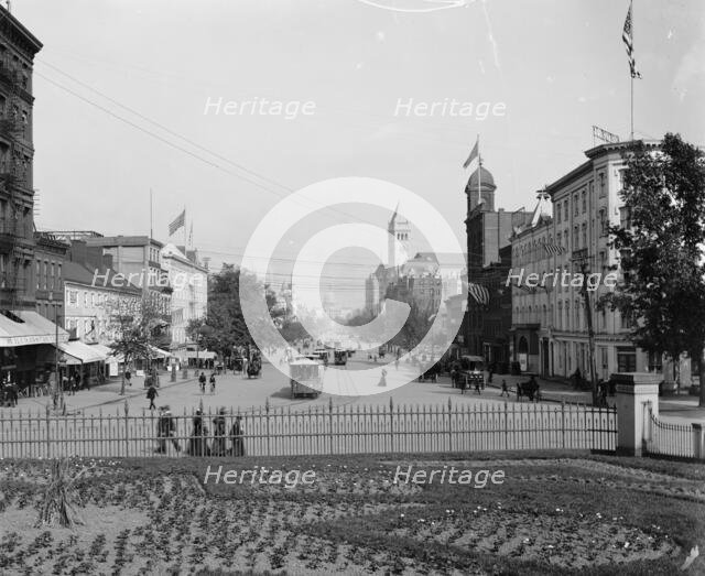 Pennsylvania Ave. from Treasury, Washington, D.C., 1897. Creator: William H. Jackson.