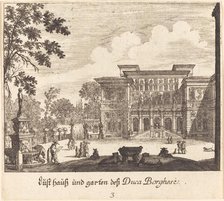 Borghese Palace and Gardens, 1681. Creator: Melchior Küsel.