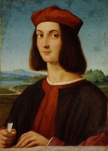 Portrait of Pietro Bembo. Artist: Raphael (1483-1520)