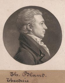 Theodorick Bland, 1804. Creator: Charles Balthazar Julien Févret de Saint-Mémin.