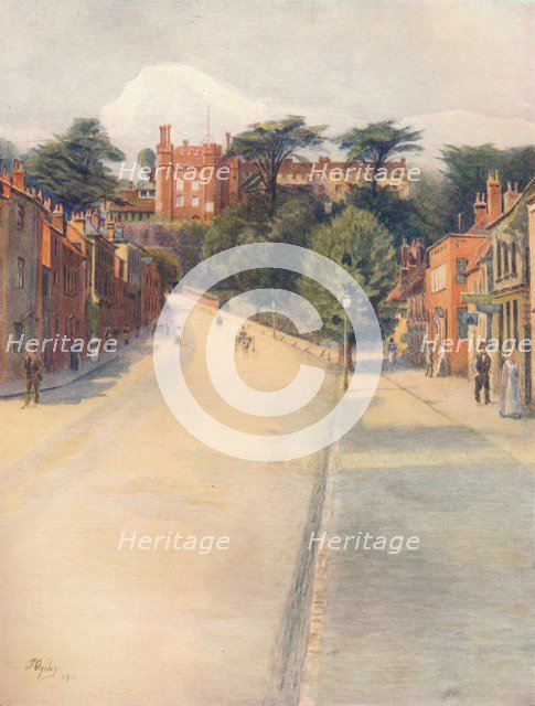 'Castle Street, Farnham', 1911, (1914). Artist: James S Ogilvy.