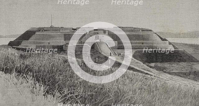 Talien-wan Fort, China, in the homonymous bay, 1898. Creator: Unknown.