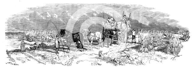 Harvest Operations - Carrying, 1858. Creator: Unknown.