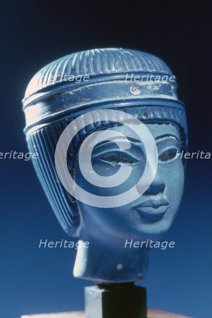 Egyptian bust, maybe Tutankhamen, 18th Dynasty. Artist: Unknown