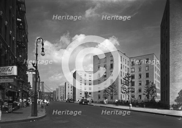 Vladeck Houses, Madison St., New York City, 1941. Creator: Gottscho-Schleisner, Inc.
