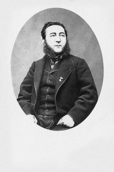 Portrait of the composer Luigi Luzzi (1828-1876). Creator: Anonymous.