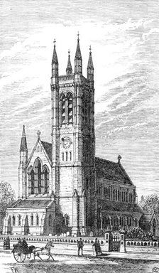 New parish church of St. Paul, Hammersmith, 1883. Creator: Unknown.