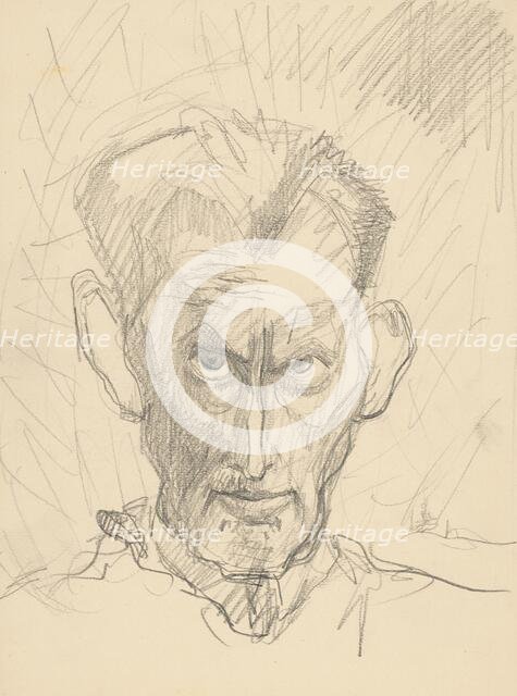 Self-portrait, c1930. Creator: Arnold Peter Weisz-Kubincan.