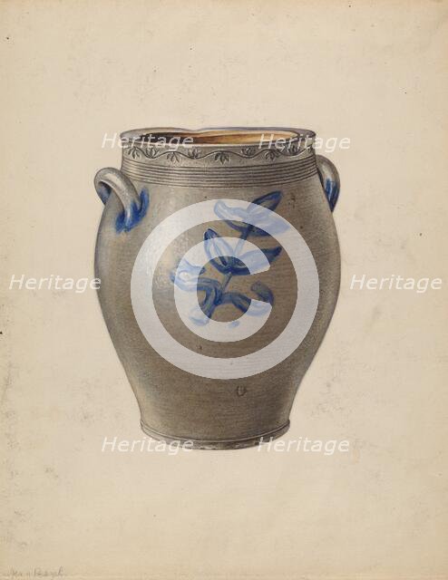 Crock, c. 1937. Creators: Charlotte Sperber, Jean Peszel.