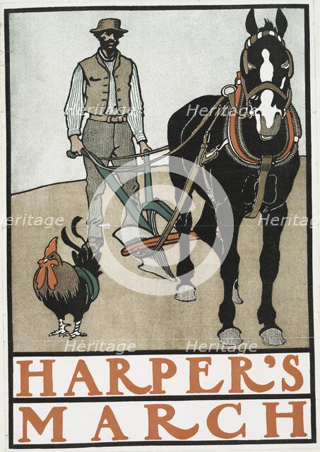 Harper's March, c1890 - 1907. Creator: Edward Penfield.
