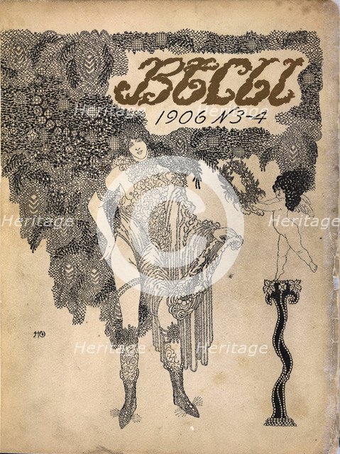 Cover of the Symbolist magazine Vesy (The Balance), 1906. Artist: Feofilaktov, Nikolai Petrovich (1878-1941)