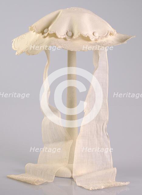 Sunbonnet, American, ca. 1885. Creator: Unknown.