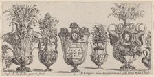 Fantastic Vases, probably 1646. Creator: Stefano della Bella.
