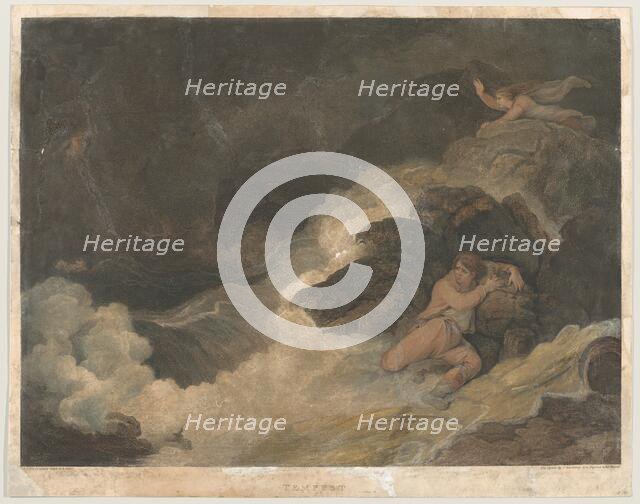 Shakespeare's Tempest (Macklin's British Poets), 1798. Creator: Francesco Bartolozzi.