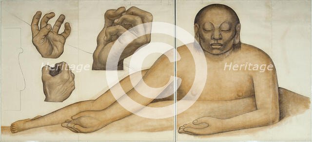 Figure Representing the Yellow Race, 1932. Creator: Diego Rivera.