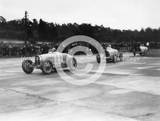 British Grand Prix, Brooklands, Surrey, 1927. Artist: Unknown