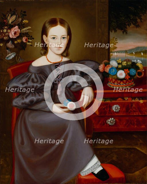 Miss Tweedy of Brooklyn, c1835-1840. Creator: Orlando Hand Bears.