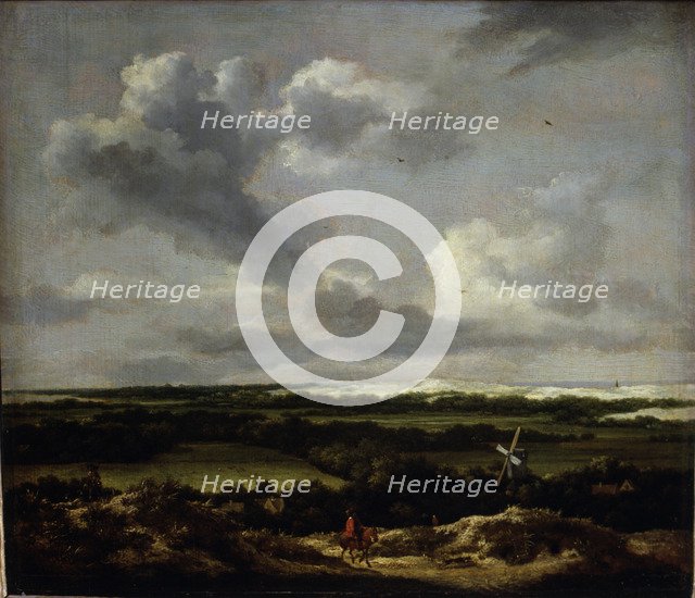 'Landscape with dunes near Haarlem' by Jacob Ruisdael.