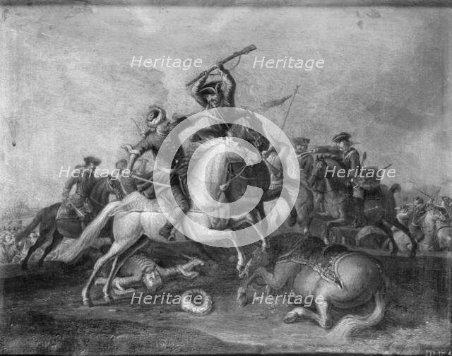 The Death of the Bassa of Anatolia, 1738-1741. Creator: Dismar Degen.