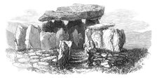 Prehistoric Remains in Jersey: the Pocquelaye Cromlech, 1870. Creator: Unknown.