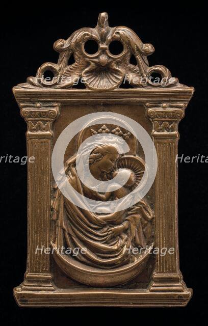 The Virgin and Child on a Crescent Moon, 15th century. Creator: Unknown.