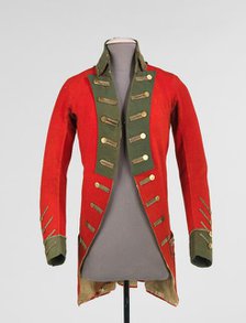 Military coat, American, 1775-83. Creator: Unknown.