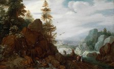 Rocky Landscape, 1621. Creator: Gillis Claesz. de Hondecoeter.