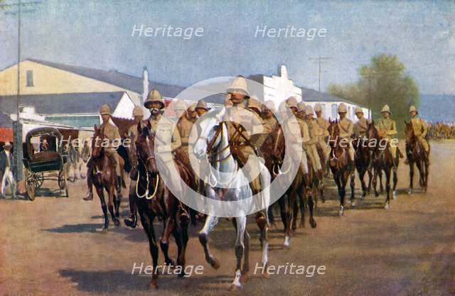 'Lord Roberts entering Pretoria', 1925. Artist: Unknown
