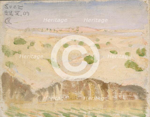 Bank of the Suez Canal, 1909. Creator: Akseli Gallen-Kallela.