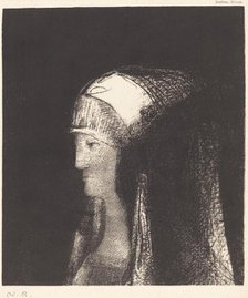 Druidesse, 1892. Creator: Odilon Redon.