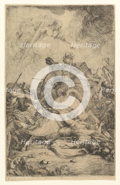 The Conversion of Saul, ca. 1650-1725. Creator: H Bem.