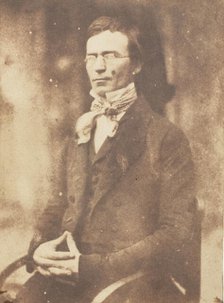 Jacob Abbott, 1843-47. Creators: David Octavius Hill, Robert Adamson, Hill & Adamson.