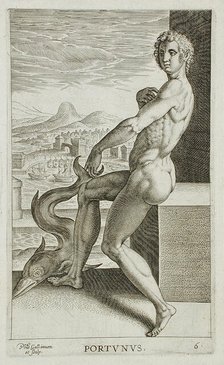Portunus, 1586. Creator: Philip Galle.