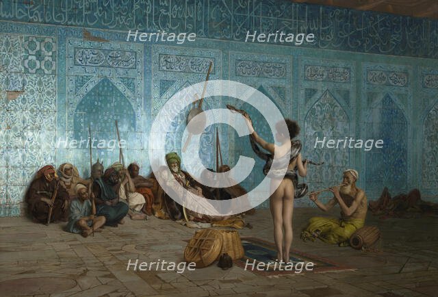 Snake Charmer, c1879. Creator: Jean-Leon Gerome.
