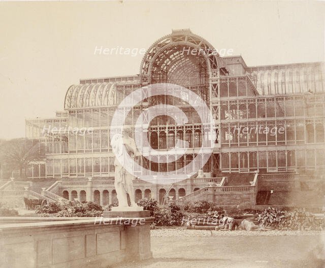 'The South Transept, from the Second Terrace', Crystal Palace, Sydenham, 1852-1854. Creator: Philip Henry Delamotte.