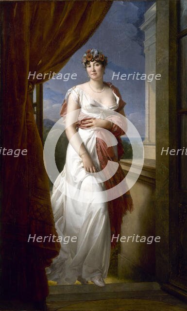 Portrait of Thérésa Cabarrus, Madame Tallien (1773-1835), 1805. Creator: Gérard, François Pascal Simon (1770-1837).