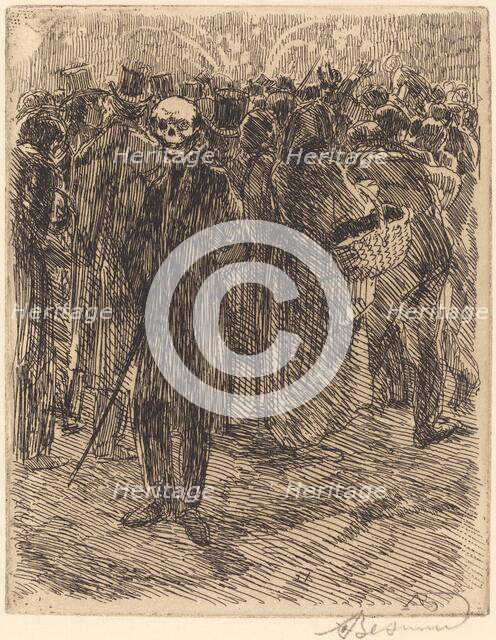 In the Crowd (Dans la foule), 1900. Creator: Paul Albert Besnard.