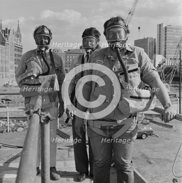 British Library, Euston Road, St Pancras, Camden, Greater London Authority, 26/06/1984. Creator: John Laing plc.