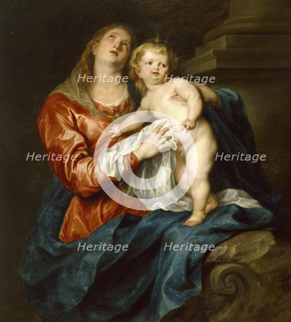 Virgin and Child, c1630-1632. Creator: Anthony van Dyck.