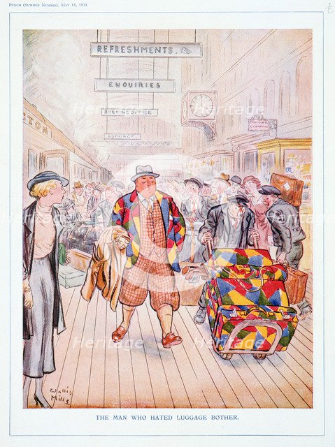 'Punch' magazine cartoon, British, May 1934. Artist: Unknown