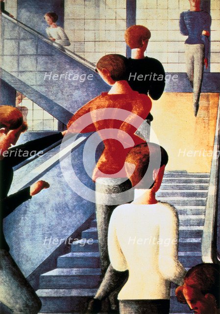 'Stairs to the Bauhaus', 1932. Artist: Oskar Schlemmer