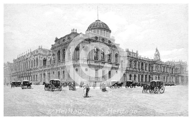 The Law Courts, Melbourne, Victoria, Australia, 1886. Artist: Unknown