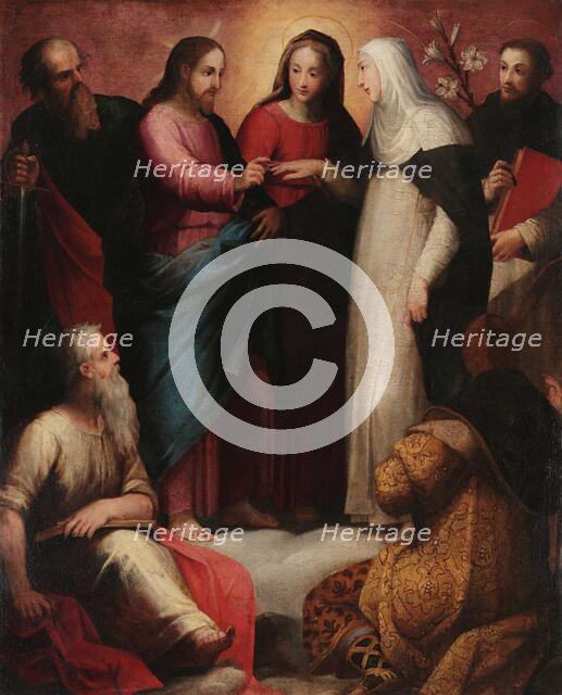 The Mystical Marriage of Saint Catherine, c1595. Creator: Balducci, Giovanni (1560-1631).
