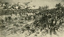 'First Blood in the Battle of the Somme', First Worlds War, 1 July 1916, (c1920). Creator: Unknown.