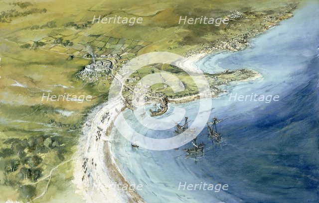 Old Town, Isles of Scilly, 14th century, (c1990-2010). Artist: Peter Dunn.