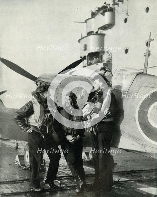 Fleet Air Arm pilots, 1943.  Creator: Unknown.